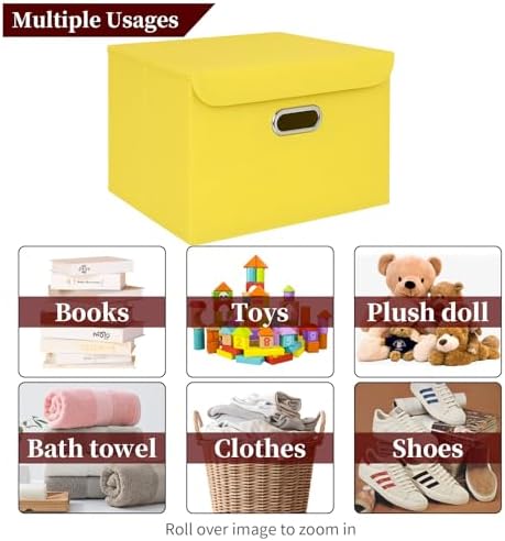 STOREONE Fabric Storage Cube Bins Foldable Organizer Container Collapsible - Image 3