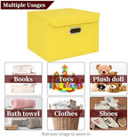 STOREONE Fabric Storage Cube Bins Foldable Organizer Container Collapsible - Image 3