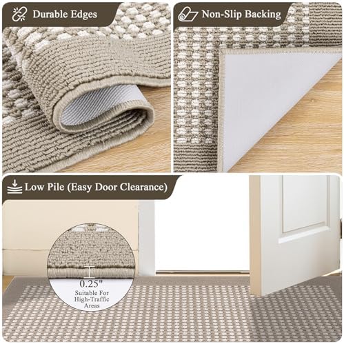 Ileading Runner Rug for Hallways 2.6'x10' Heavy-Duty Durable Entryway Floor Mat - Image 4
