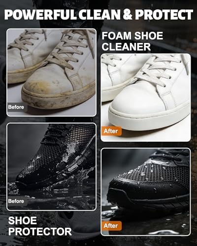 Jevvu Shoe Cleaner, Sneaker Cleaner Foam - Image 5