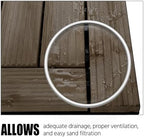 Topeakmart 27PCS Interlocking Deck Tiles 12x12 Patio Flooring - Image 6
