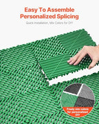 VEVOR Interlocking Drainage Mat, 12” x 12” Splicing Drainage Mats, Non-Slip PP - Image 6