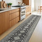 2x10 Runner Rug Washable Non Slip Boho Floor Mat - Image 6