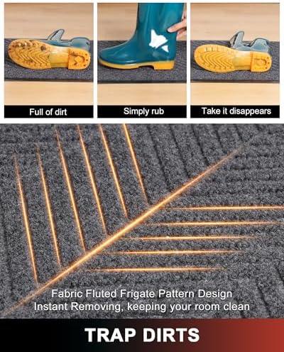 Front Door Mat Indoor Outdoor Entrance - Image 3
