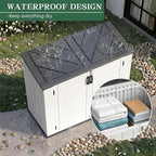 Outdoor Storage Shed Resin Waterproof Storage Cabinet - Image 3