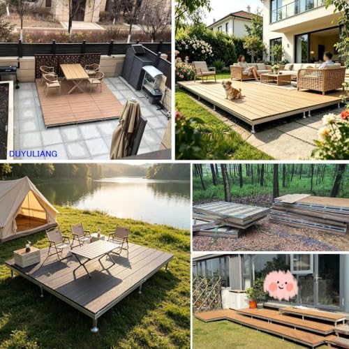 Adjustable Raised Deck Platform Modular Outdoor Decking - Image 4