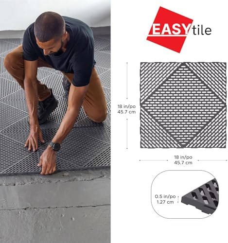 Interlocking Floor Tiles with Drainage - Image 3