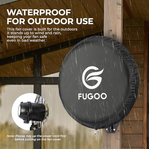 Heavy Duty Waterproof Outdoor Fan Cover - Image 5