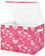 Bolaz Valentines Red Heart Flower Florals Storage Bins by Unknown