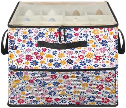 Cute Boho Floral Shoe Organizer - Image 2