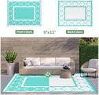 GENIMO Outdoor Rug, Waterproof Plastic Rugs - Image 4