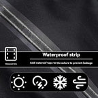 Outdoor Patio Square Table Cover 36 inch Black - Image 4