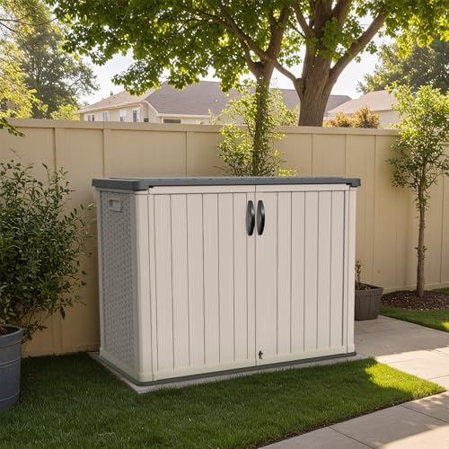 Patiowell 26 cu.ft Resin Outdoor Storage Cabinet - Image 2