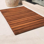 Nordic Teak 100% Solid Teak Wood String Mat - Image 3