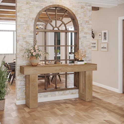 Tribesigns Farmhouse Console Table, 63-Inch Long Narrow Sofa Table Behind The - Image 6
