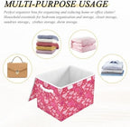 Bolaz Valentines Red Heart Flower Florals Storage Bins - Image 7