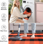 OLANLY Buffalo Plaid Rug 2'4" x 3'7" - Image 3
