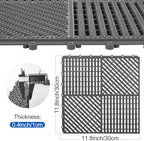 ToLanbbt Modular Interlocking Cushion 12P 11.8" x 11.8" Interlocking Rubber - Image 2