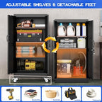 GAIOUS 47.2" Tall Metal Storage Cabinet - Image 5