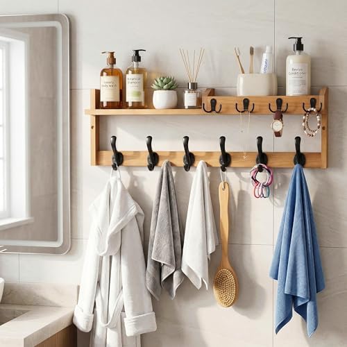 27.5" Wall Mount Coat Rack - Image 5