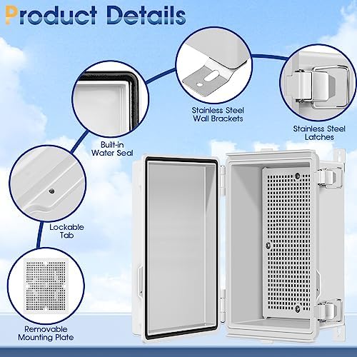 Waterproof Outdoor Project ABS Plastic Junction Box IP67 Weatherproof Dustproof - Image 3