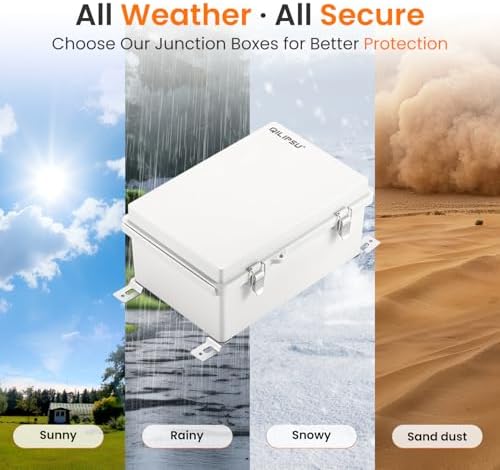 QILIPSU Junction Box IP67 Waterproof Plastic Electrical Enclosure Outdoor - Image 5