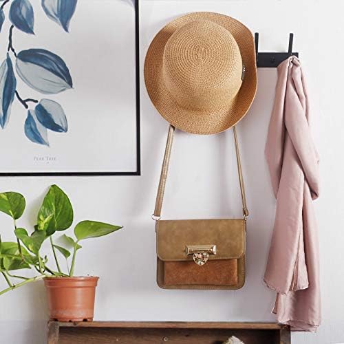 WEBI Coat Rack Wall Mounted, 4 Coat Hooks - Image 4