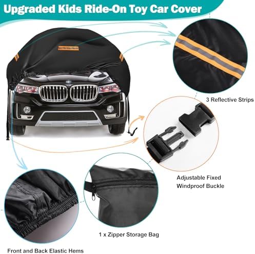 Kids Ride On Car Cover, 420D Waterproof, - Image 4