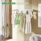 BAKON Wall Mounted Drying Rack 32'', Hidden Clothes Drying Rack - Image 3