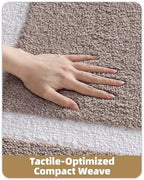 Color&Geometry Extra Soft Bathroom Rugs 44x24, Absorbent Microfiber Bath Rug - Image 5