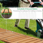 RELIANCER 7' Wooden Garden Pathway - Image 5