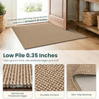 KOZYFLY 3x7 Washable Kitchen Runner Rug, Non Slip Wide Runners - Image 4