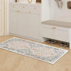Boho Floral 2x6 Hallways Runner Rug, Ultra-Thin Soft Kitchen Rug, Non-Slip - Image 6