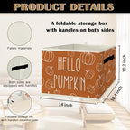 Hello Fall Pumpkin Storage Bins & Boxes - Image 7