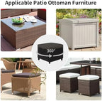 Easy-Going Heavy Duty Outdoor Ottoman Cover - Image 5