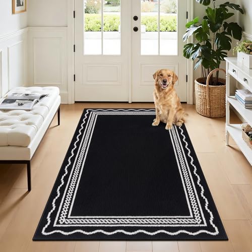 Ileading Indoor Door Mat 3x5ft, Absorbent Dog Muddy Paws Mats, Low-Profile by Ileading