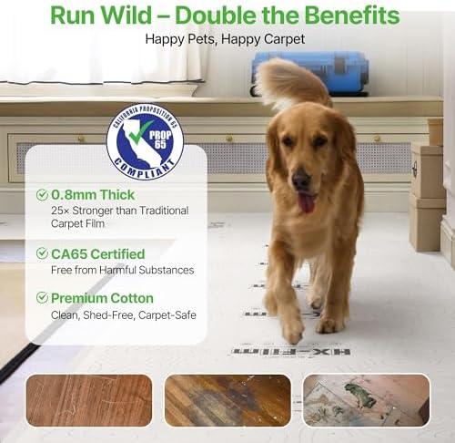 39" x200' Heavy-Duty Floor Protection | Construction Grade Carpet Protector | - Image 6