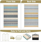 GlowSol Outdoor Rugs 8x10 Waterproof Portable Camping Carpet, Reversible - Image 2