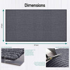 LuxUrux Striped Gray Door Mat - Image 2