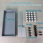 broom and mop holder put wet mops movable Commercial mop rack cleaning tool - Image 6