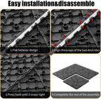 Interlocking Patio Plastic Deck Tiles - Image 4