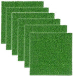 Artificial Grass Mat Rug 12x12 Inch, 12 Pack Fake Grass Patch by Verdigrass