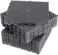 Jocoevol 12-Pcs Interlocking Tile, Non-Slip Heavy-Duty Polypropylene Splicing by JOCOEVOL
