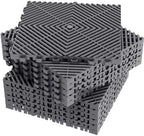 Jocoevol 12-Pcs Interlocking Tile, Non-Slip Heavy-Duty Polypropylene Splicing by JOCOEVOL
