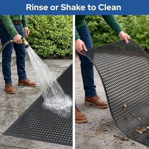 Barnyard Designs Heavy Duty Rubber Drainage Door Mat - Image 5