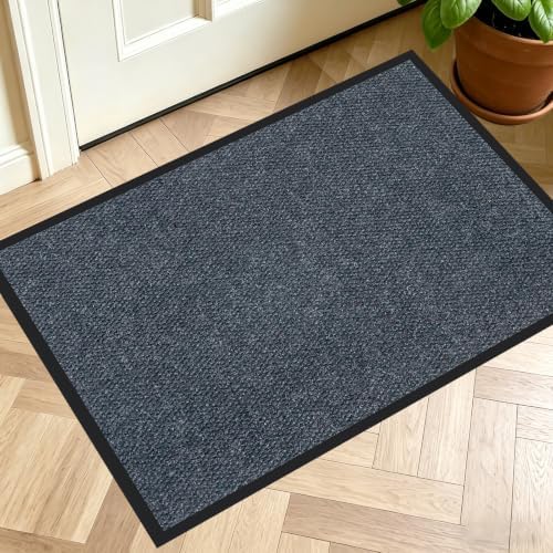 Commercial Door Mat 60"x48", Rubber Waterproof Front Floor Mat - Image 2