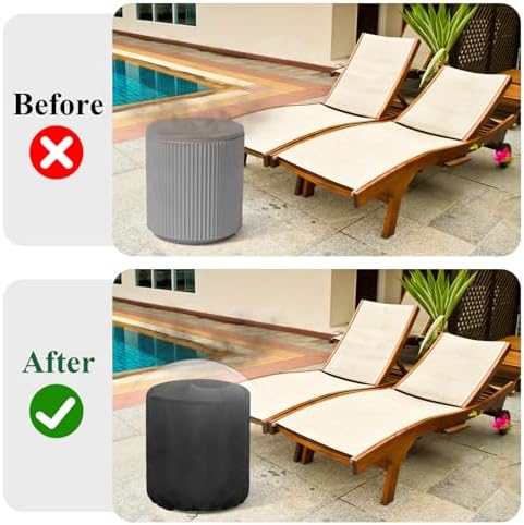 Patio Table Cover Waterproof Square Round Bistro - Image 6