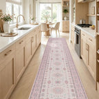 2x12 Runner Rug Washable Non Slip Boho Floor Mat - Image 4
