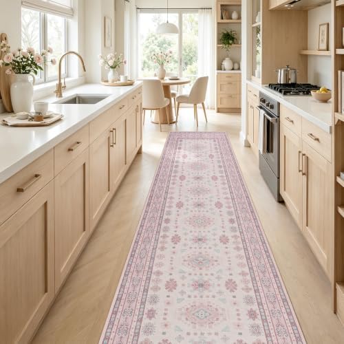 2x12 Runner Rug Washable Non Slip Boho Floor Mat - Image 4