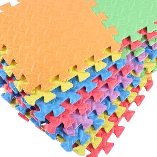 Shihanee 16 Foam Floor Interlocking Tiles, 11.8 x 11.8 Inch - Image 3